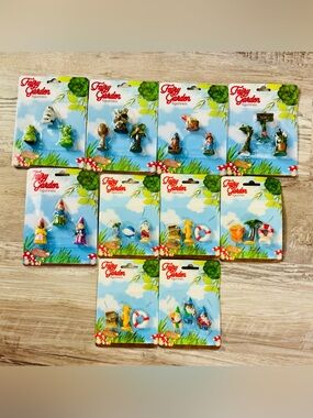 Fairy Garden . A set of 10 packs, each containing 3 figures—a new addition for y